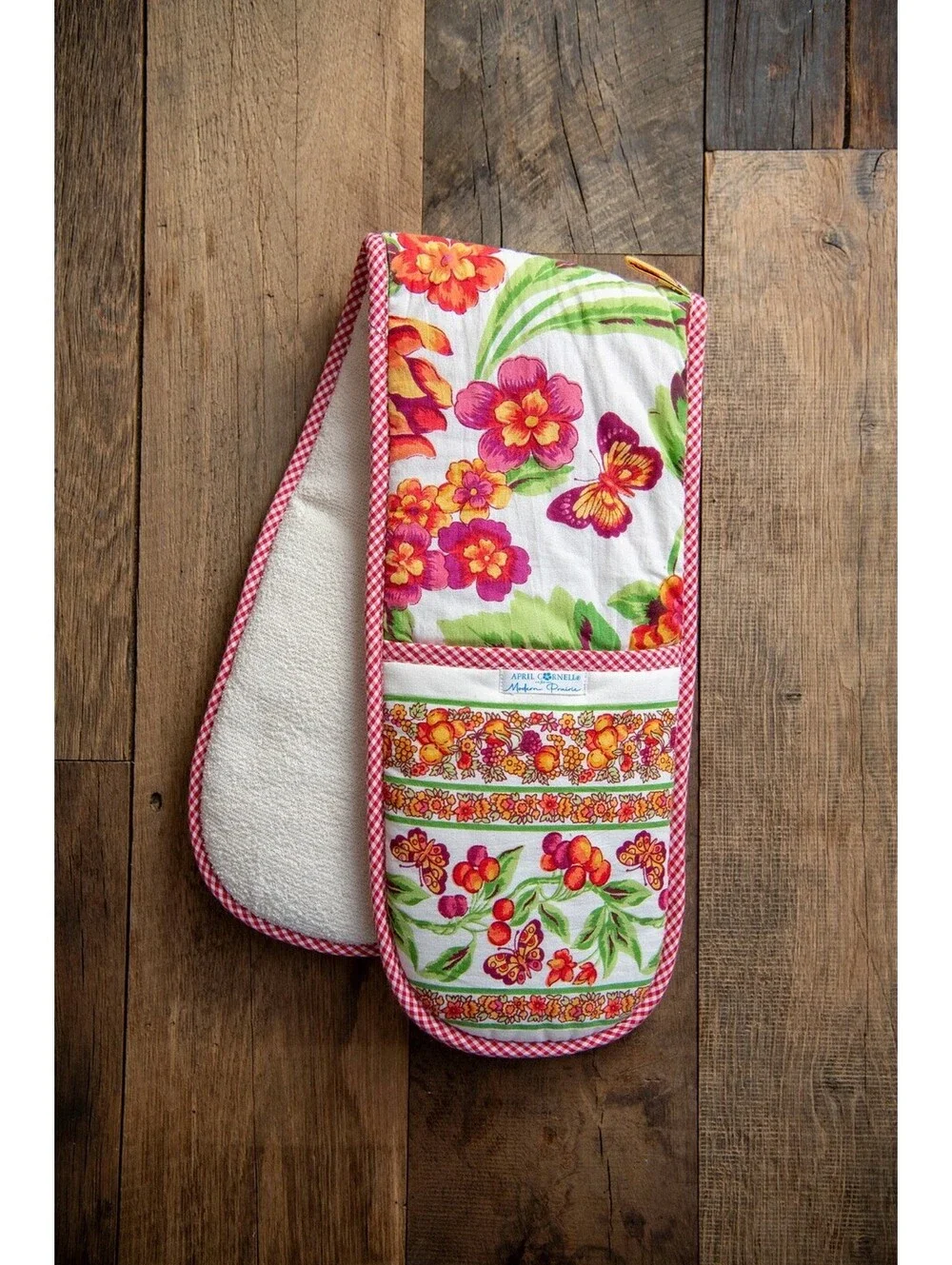 April Cornell Cornucopia Placements & Double Oven Mitt 14 x 19 NEW